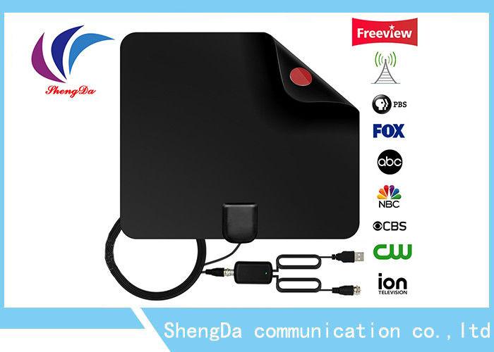 Düz Kapalı Dijital TV Anteni, Amplifikatörlü UHF / VHF Yüksek Çözünürlüklü TV Anteni Tedarikçi